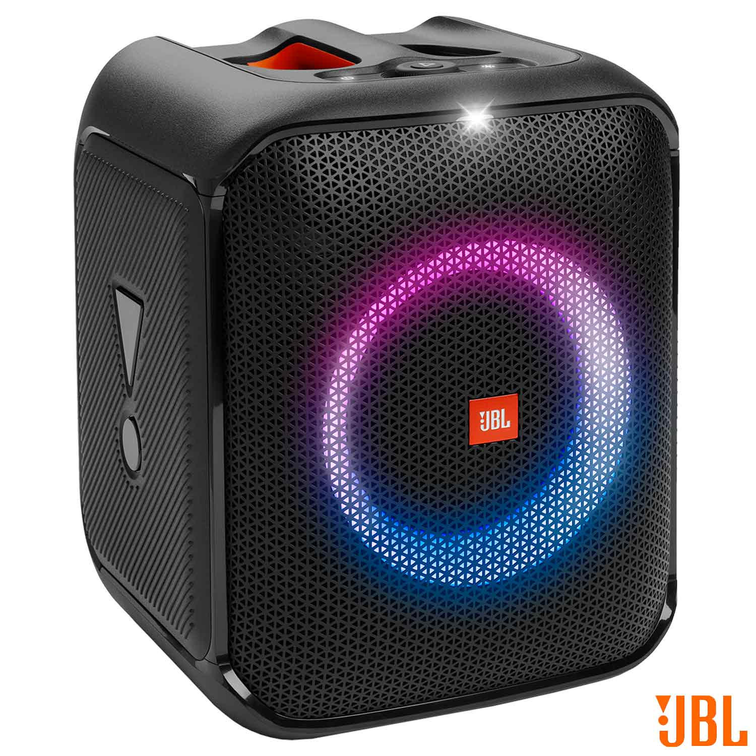 Caixa De Som Jbl Partybox Encore Essential Efeito De Luzes, Até 6h De Bateria, À Prova De Respingos Ipx4 E 100w Rms