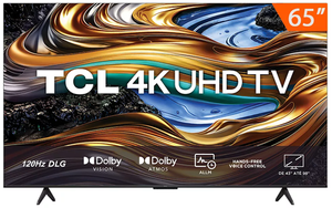 Smart TV TCL 65 Polegadas 4K UHD LED HDR10 Google TV 65P755