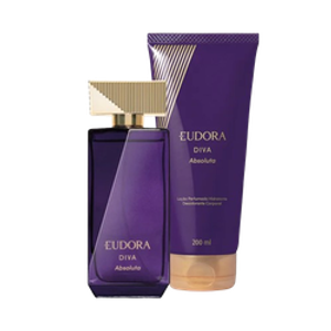 Combo Eudora Diva Absoluta: Desodorante Colônia 100ml + Loção Corporal 200ml