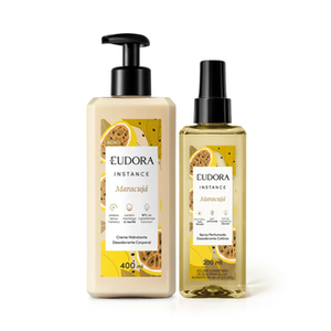 Combo Instance Maracujá: Loção Corporal 400ml + Spray Corporal 200ml