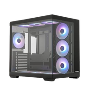 Gabinete Gamer Kbm! Gaming Gn900, Preto, Lateral E Frontal Em Vidro, Usb 3.0, Type C, 10 Fans Argb – Kggn900pt