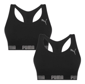 Kit 2 Tops Puma Sem Costura Preto