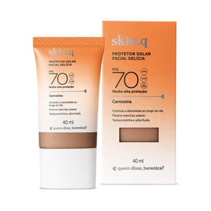 Protetor Solar Facial Delícia FPS 70 Skin.q Cor 03 40ml