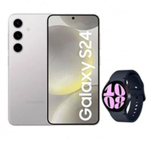 Kit Smartphone Samsung Galaxy S24, 256GB, 8GB Cinza + Smartwatch Samsung Galaxy Watch6 BT 40mm