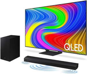 Samsung Combo Smart TV 55″ QLED 4K 55Q65D 2024 + Soundbar HW-B550/ZD