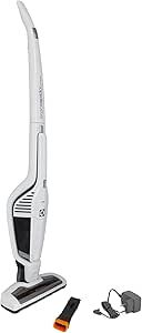 Aspirador De Pó Vertical Bateria Ergorapido 2 Em 1 Electrolux 21min 2 Velocidades Capacidade 460ml Erg21 Bivolt Branco