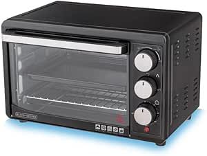 Black Decker Forno Elétrico com 21 Litros, com Timer de 60 Minutos e 3 Níveis de Bandeja, Fácil de Limpar, Modelo FT21P, 110V