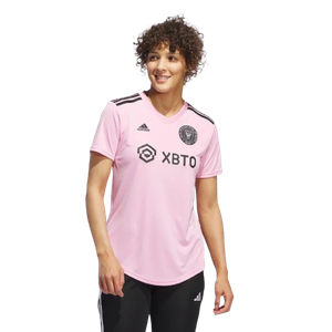 Camisa Inter Miami 1 CF 22/23 Messi 10 Adidas Feminina – Rosa