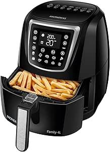 Fritadeira Sem Óleo Air Fryer Digital 4L, Mondial, Preto, 1500W, 110V – AFN-40-DI