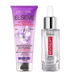 LOréal Paris Elséve Revitalift Hialurônico Kit – Creme de Hidratação + Sérum – Elseve