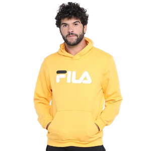 Moletom Fila Letter Capuz Masculino – Amarelo