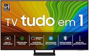 Samsung Smart TV 75 polegadas QLED 4K 75Q70D 2024, Tecnologia de Pontos Quânticos, Processador com AI, Painel até 120Hz, Design AirSlim 75″