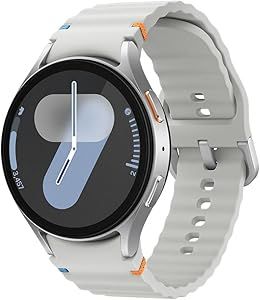 Samsung Galaxy Watch7 Smartwatch 44mm Bluetooth, Galaxy AI, Tela em Cristal de Safira, GPS de Dupla Frequência, Monitoramento avançado de saúde, sono e de coração, Processador de 3nm – Prata