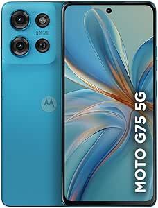 Smartphone Motorola Moto g75 5G 256GB 16GB Ram Boost 50MP Sony Camera com AI Ultrarresistencia militar – Azul